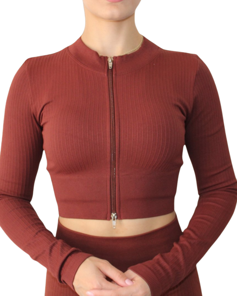 Seamless Crop Jacket - Image 4